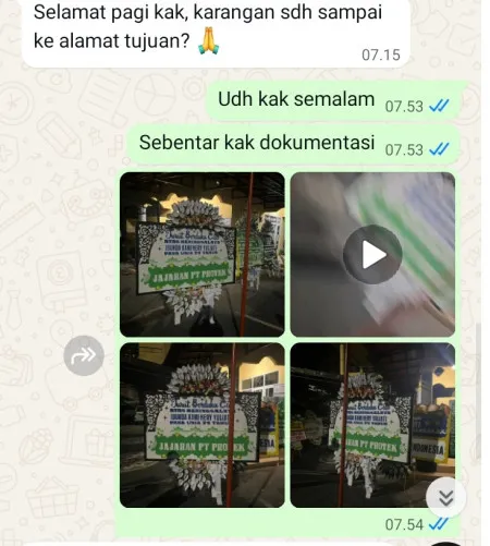 Pengiriman Papan Bunga Selamat Jalan Gatot Subroto