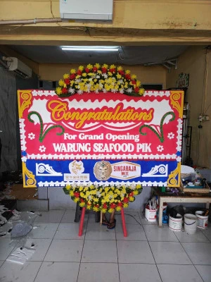 Papan Bunga di Jalan Gatot Subroto